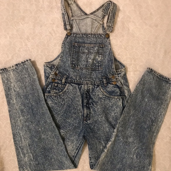 Iou vintage acid washed overalls - Picture 1 of 7